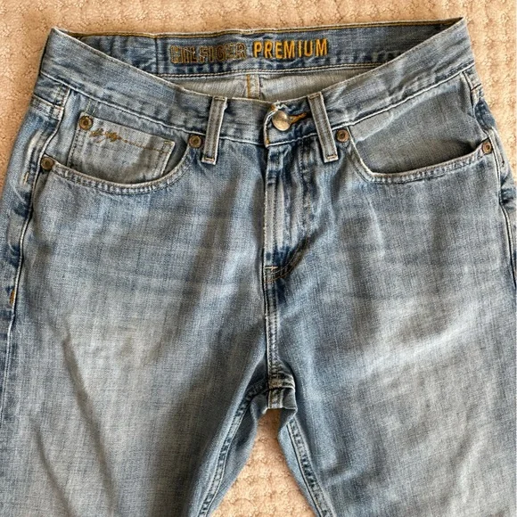 Tommy Hilfiger Premium Freedom Denim Jeans Relaxed/Straight Medium Wash 31x30 - Picture 2 of 12